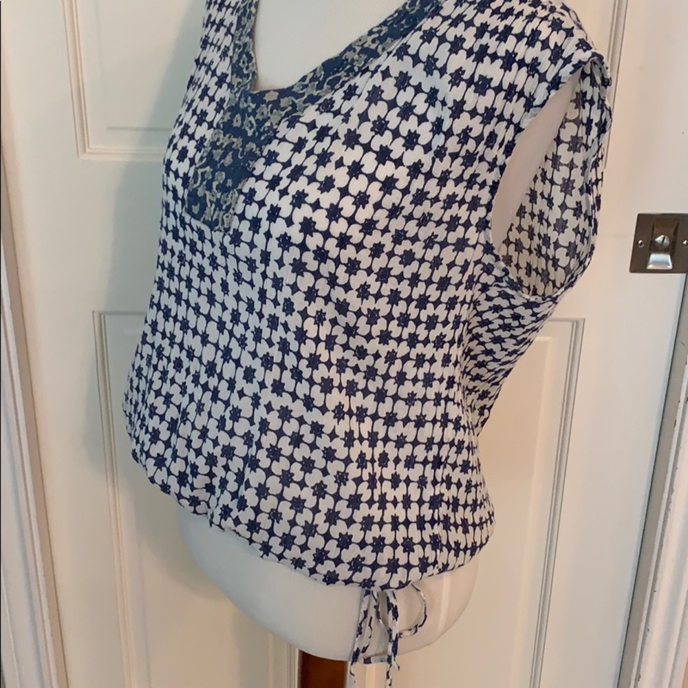 Lucky Brand John Robshaw cotton boho tank top. - Picture 3 of 9